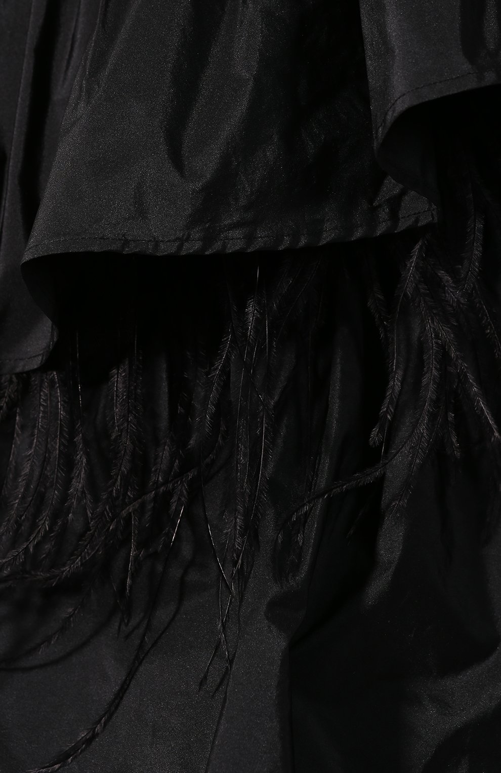 Юбка с отделкой перьями DRIES VAN NOTEN, арт. 201-10861-9383, фото 5