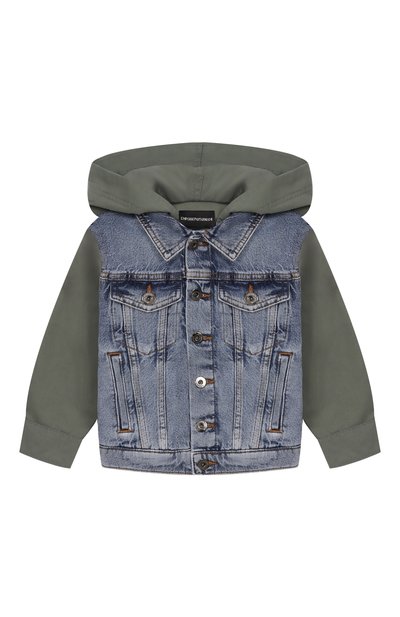 Хлопковая куртка EMPORIO ARMANI, арт. EB000055/AF13299