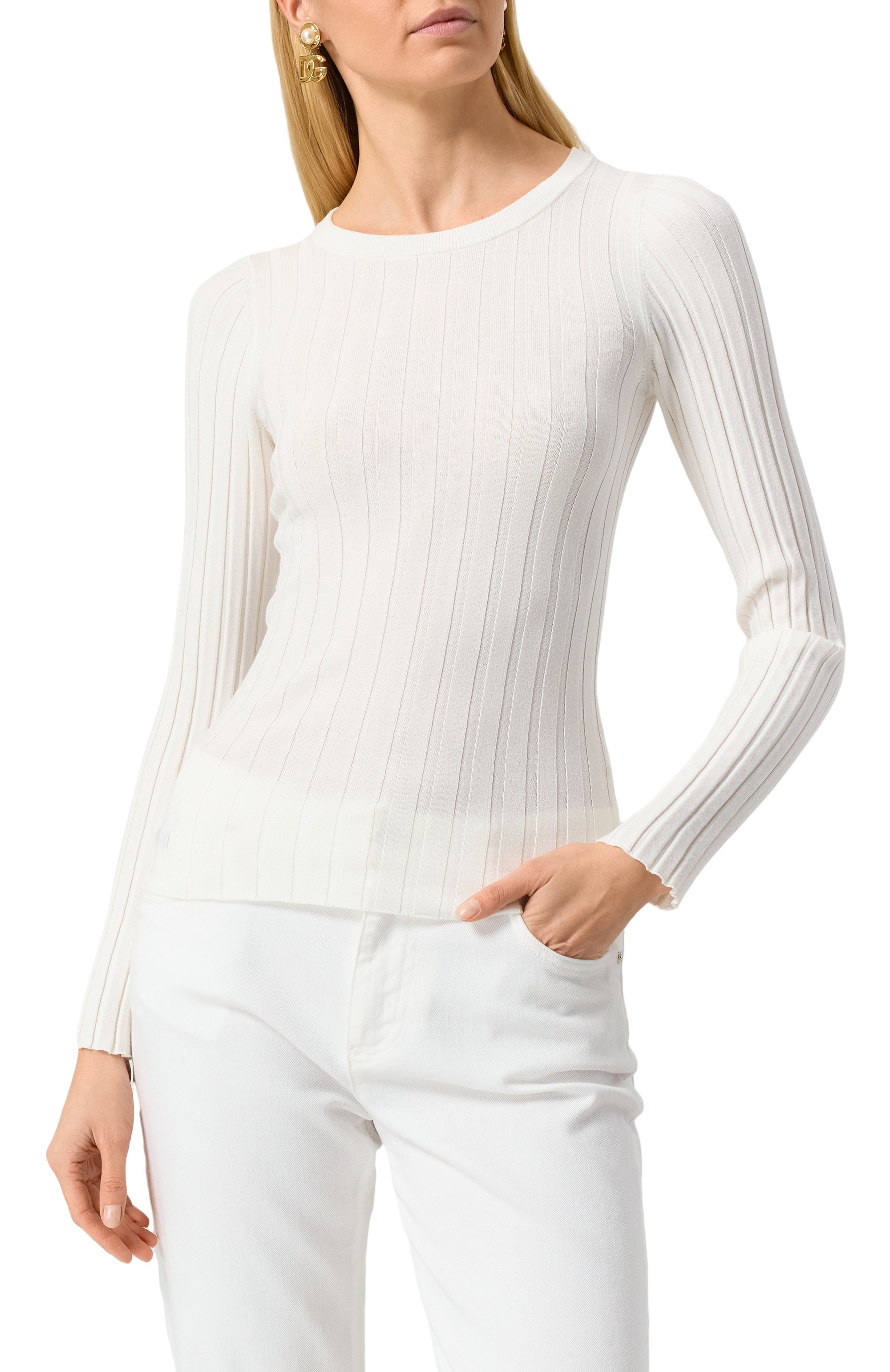 Пуловер из вискозы DOLCE & GABBANA, арт. FXX65T/JFMHF, фото 3