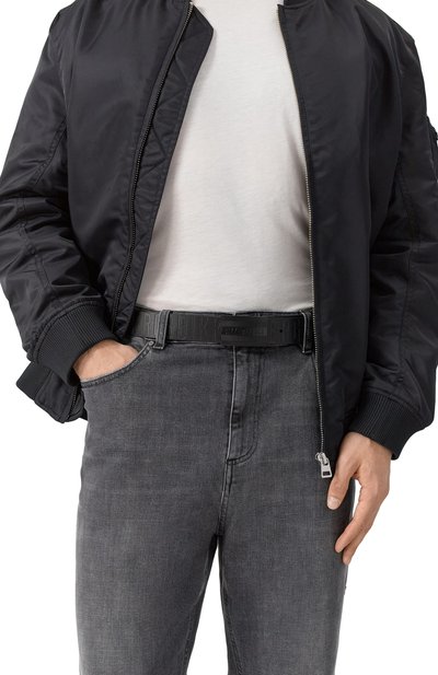 Кожаный ремень DIRK BIKKEMBERGS черного цвета по цене 11750 руб., арт. BKCU01221M125, фото 2 Кожаный ремень DIRK BIKKEMBERGS, арт. BKCU01221M125, фото 2
