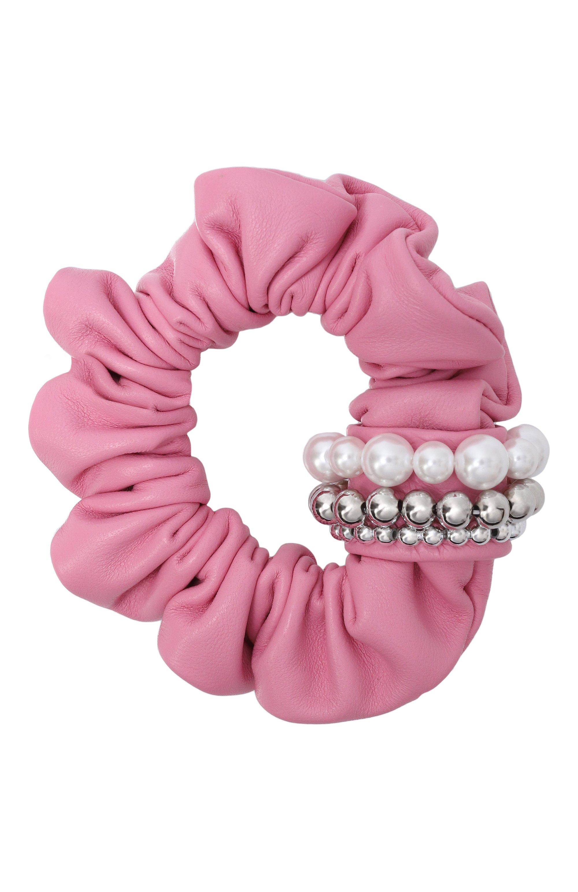 Кожаная резинка для волос PANFIL, арт. 9-SCR-LDP, фото 2