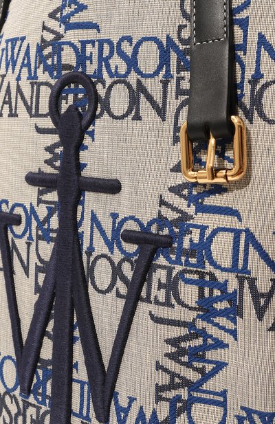Сумка-тоут belt JW ANDERSON синего цвета по цене 82900 руб., арт. HB0470FA0137, фото 3 Сумка-тоут belt JW ANDERSON, арт. HB0470FA0137, фото 3