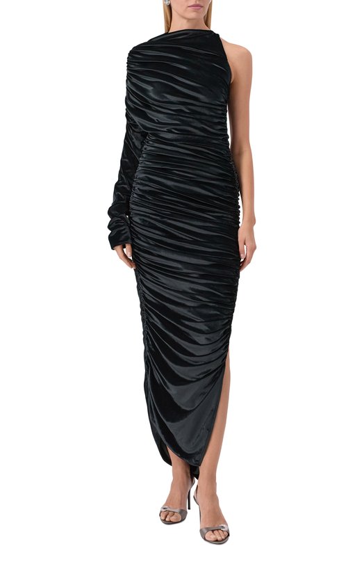 Бархатное платье Mugler 25F3R017866025 Чёрный  25F3R017866025 Фото 3