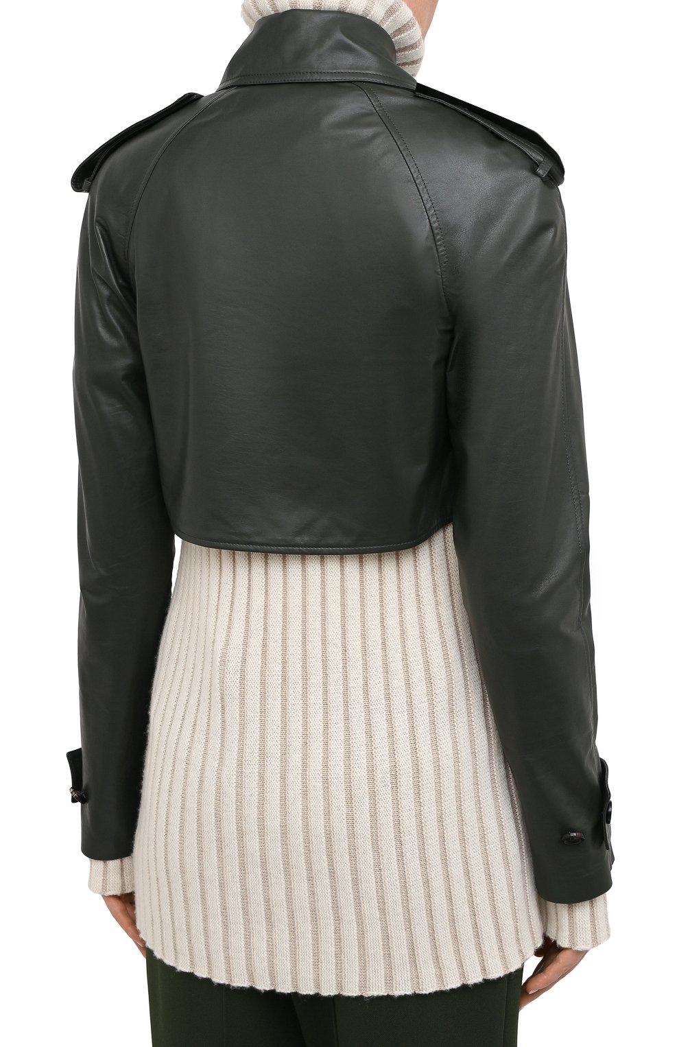 Кожаный тренч BOTTEGA VENETA, арт. 640244/V06E0, фото 7