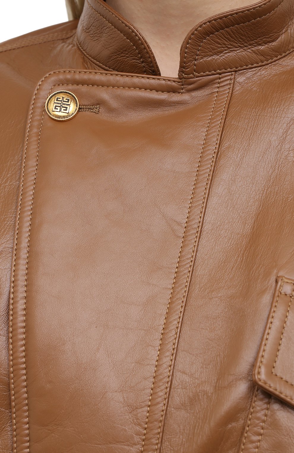 Кожаный бомбер GIVENCHY, арт. BW00A260E9, фото 5