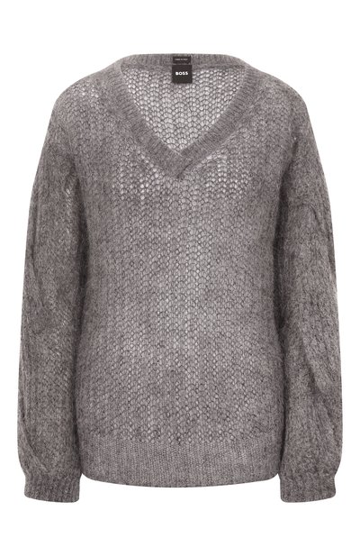 Женский свитер из шерсти и вискозы BOSS, арт. 50547926