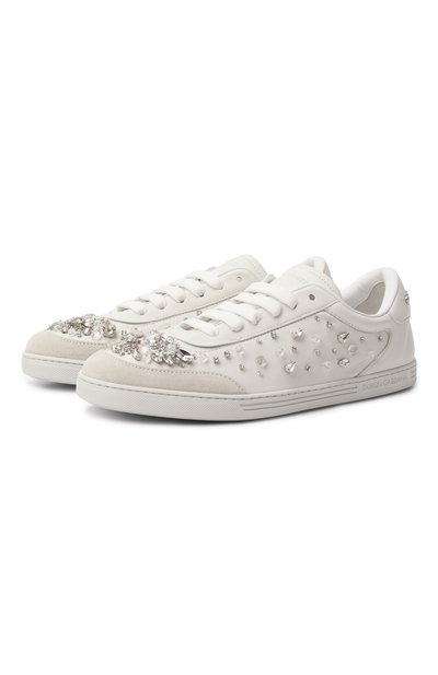 Женские кожаные кеды saint tropez DOLCE & GABBANA, арт. CK2379/AX251