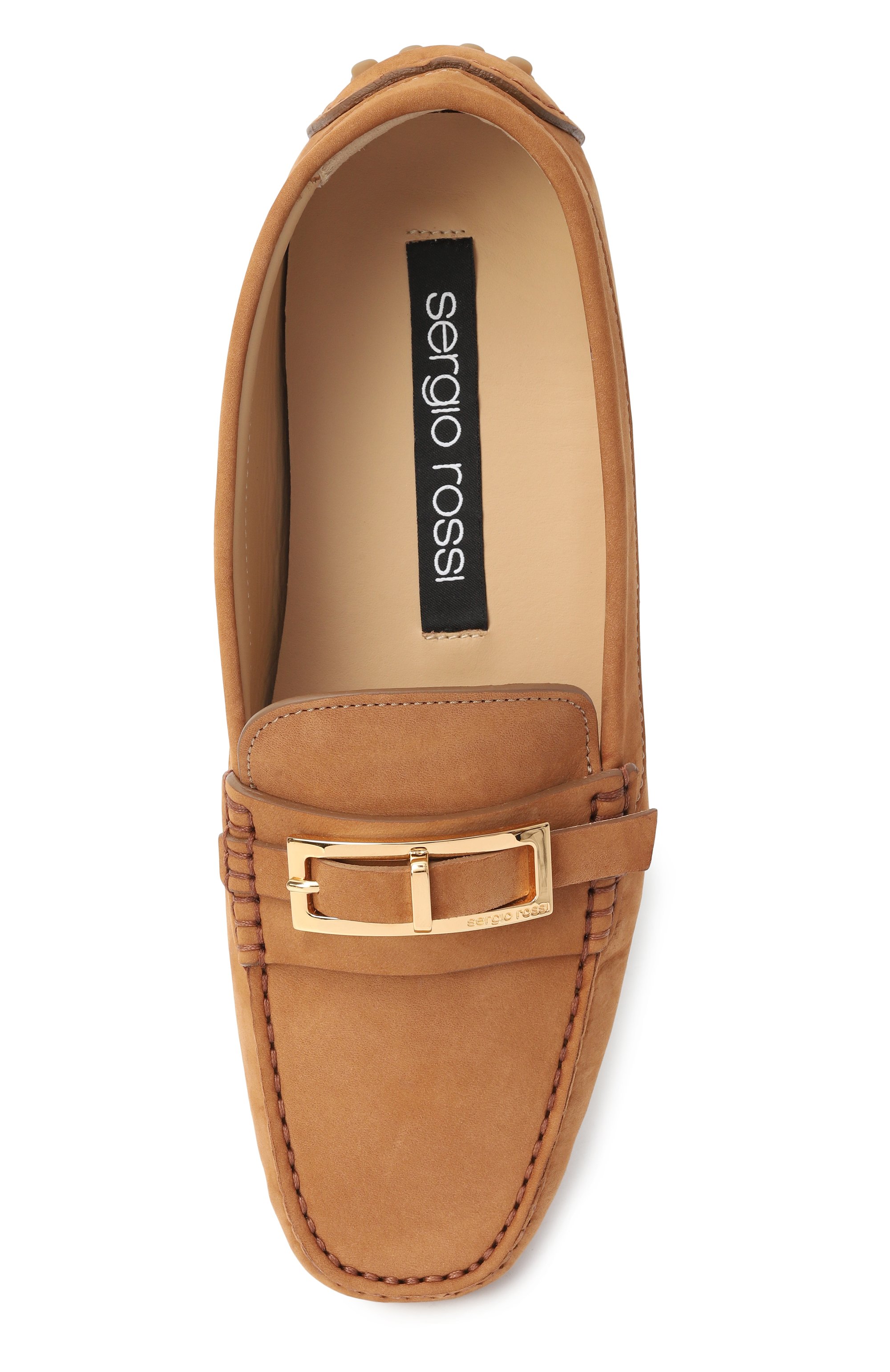 Мокасины sr nora из нубука SERGIO ROSSI, арт. B11880/MMVM01, фото 6