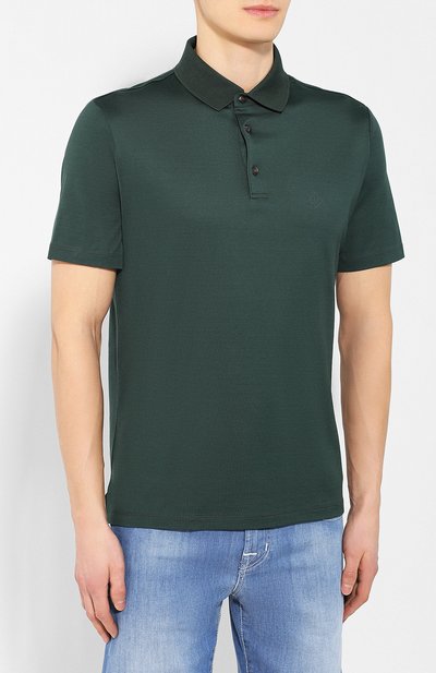 Хлопковое поло PAL ZILERI, арт. 03MM0206---54702, фото 3