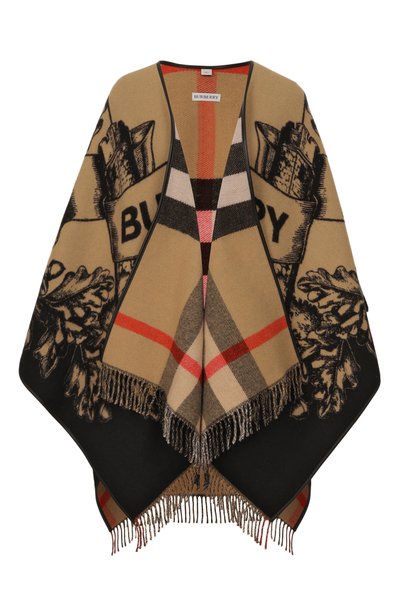 Женская шерстяное пончо BURBERRY, арт. 8074875