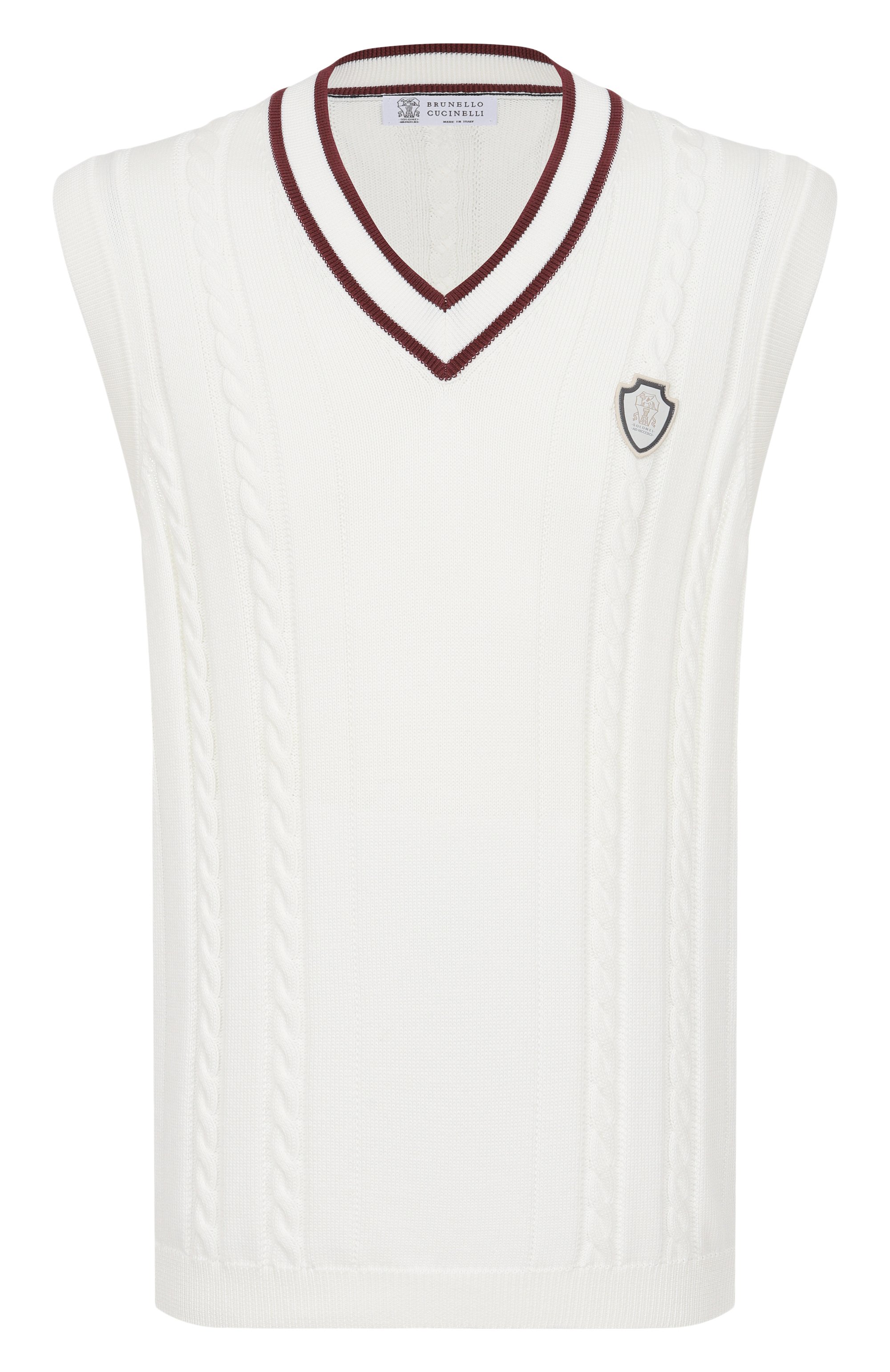 Хлопковый жилет BRUNELLO CUCINELLI, арт. M28707917T, фото 1