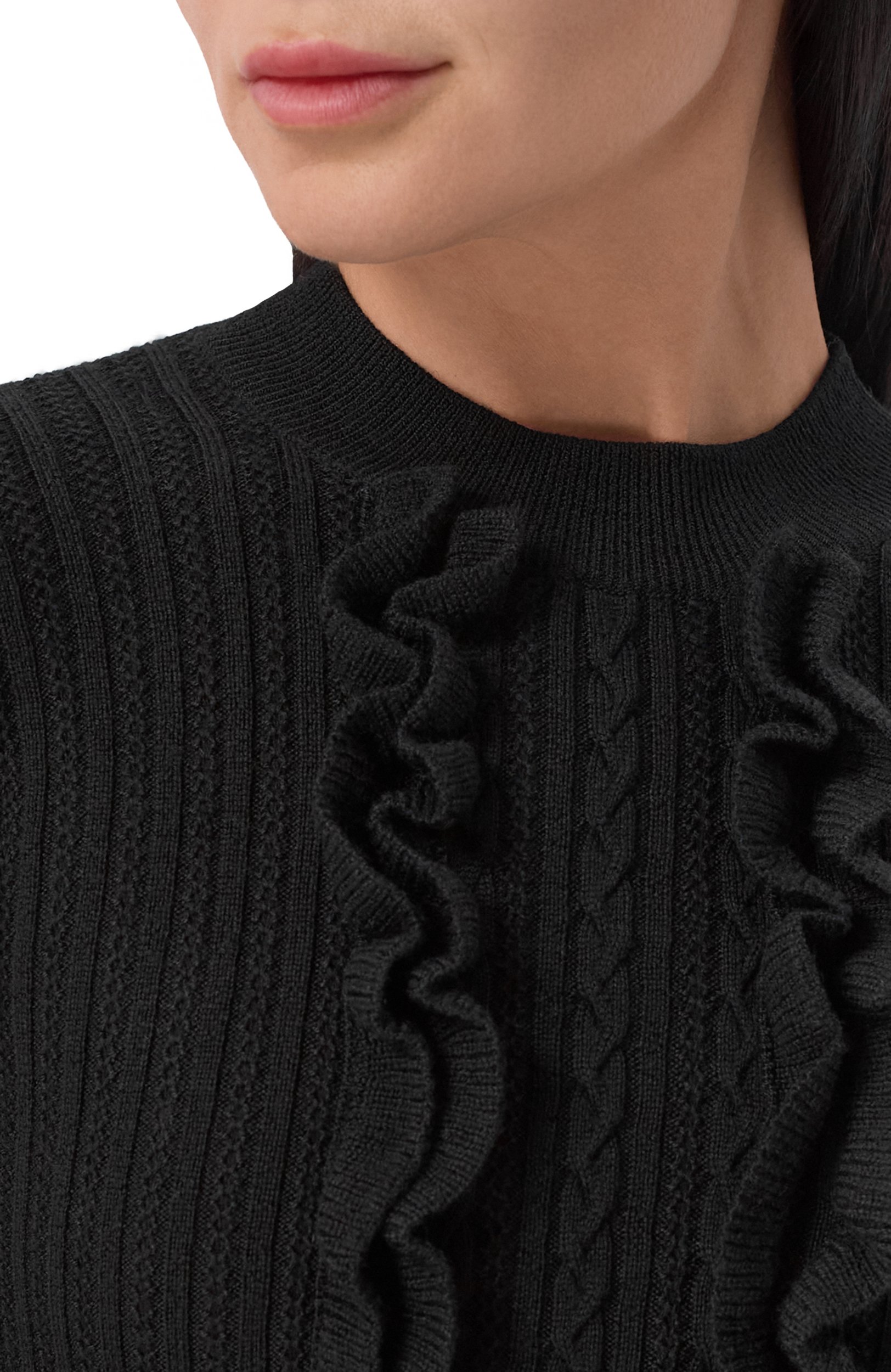 Шерстяной пуловер ANN DEMEULEMEESTER, арт. B0014322/KN045, фото 5