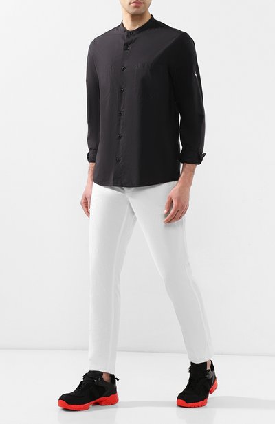 Хлопковая рубашка  STONE ISLAND, арт. 701511310, фото 2