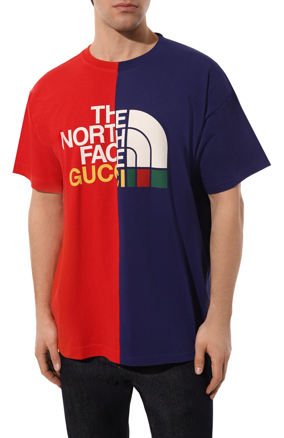 Хлопковая фут болка the north face x gucci GUCCI, арт. 671437 XJDQ9, фото 3