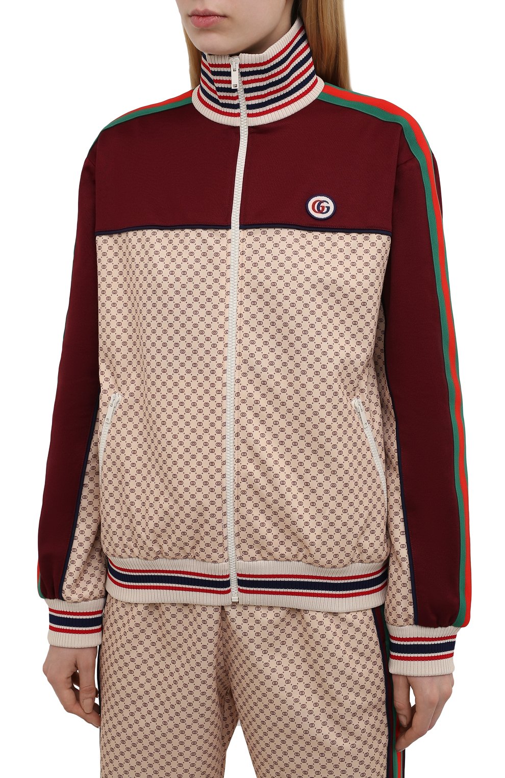 Кардиган GUCCI бежевого цвета по цене 187200 руб., арт. 655196/XJDFP, фото 3 Кардиган GUCCI, арт. 655196/XJDFP, фото 3