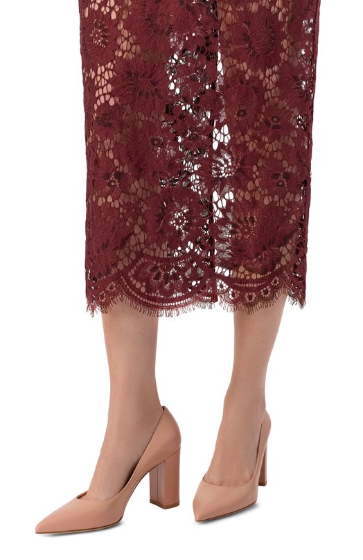 Кожаные туфли Piper 85 Gianvito Rossi G21375.85RIC.VGIPEAH Бежевый  G21375.85RIC.VGIPEAH Фото 2