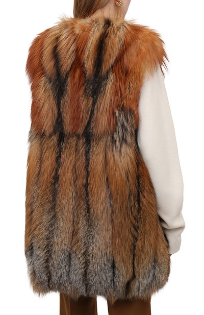 Жилет из меха песца VALENTINO, арт. QF0FC240VCF, фото 4