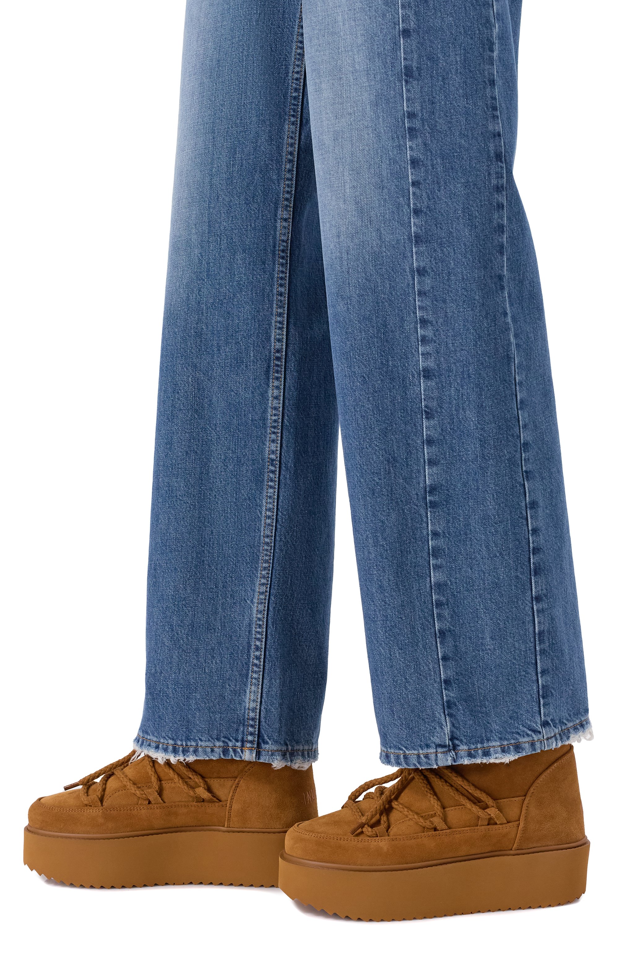 Замшевые полусапоги classic low platform INUIKII, арт. 1001.006.0012, фото 2