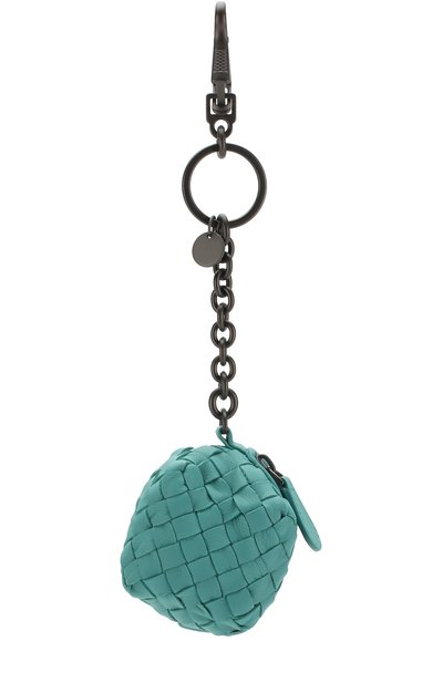 Кожаный брелок на молнии с плетением intrecciato BOTTEGA VENETA, арт. 474569/V001N, фото 2