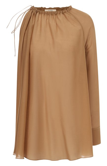 Женская блузка из хлопка и шелка 12 STOREEZ, арт. 132898