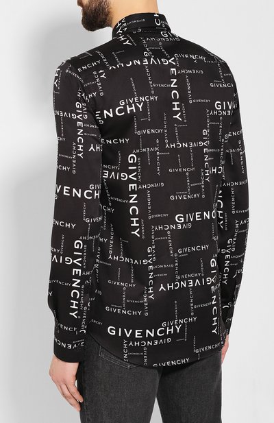 Хлопковая рубашка GIVENCHY, арт. BM60F612DS, фото 4
