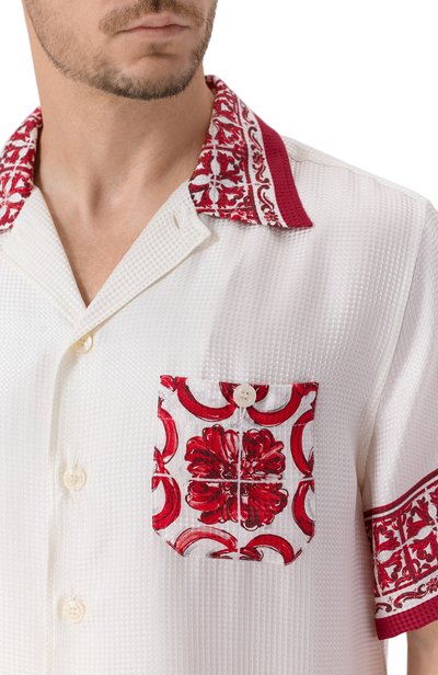 Шелковая рубашка DOLCE & GABBANA, арт. G5JH9T/HI135, фото 5