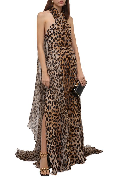 Платье из шелка и вискозы ELIE SAAB, арт. 12343, фото 2