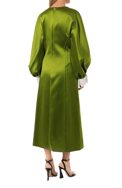 Атласное платье GUCCI, арт. 669272 ZAIBW, фото 4