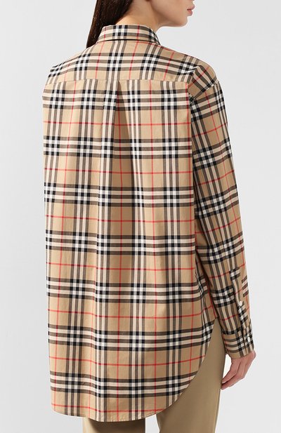 Хлопковая рубашка BURBERRY, арт. 8009037, фото 4