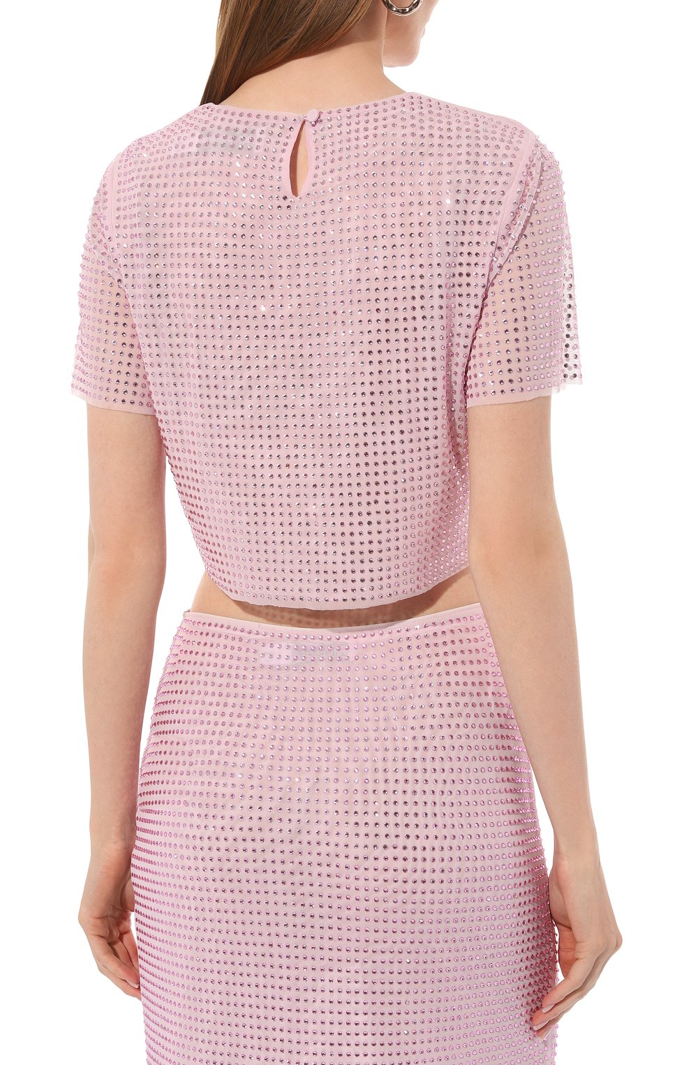 Топ SELF-PORTRAIT сиреневого цвета по цене 35450 руб., арт. RS23-108T-L, фото 4 Топ SELF-PORTRAIT, арт. RS23-108T-L, фото 4