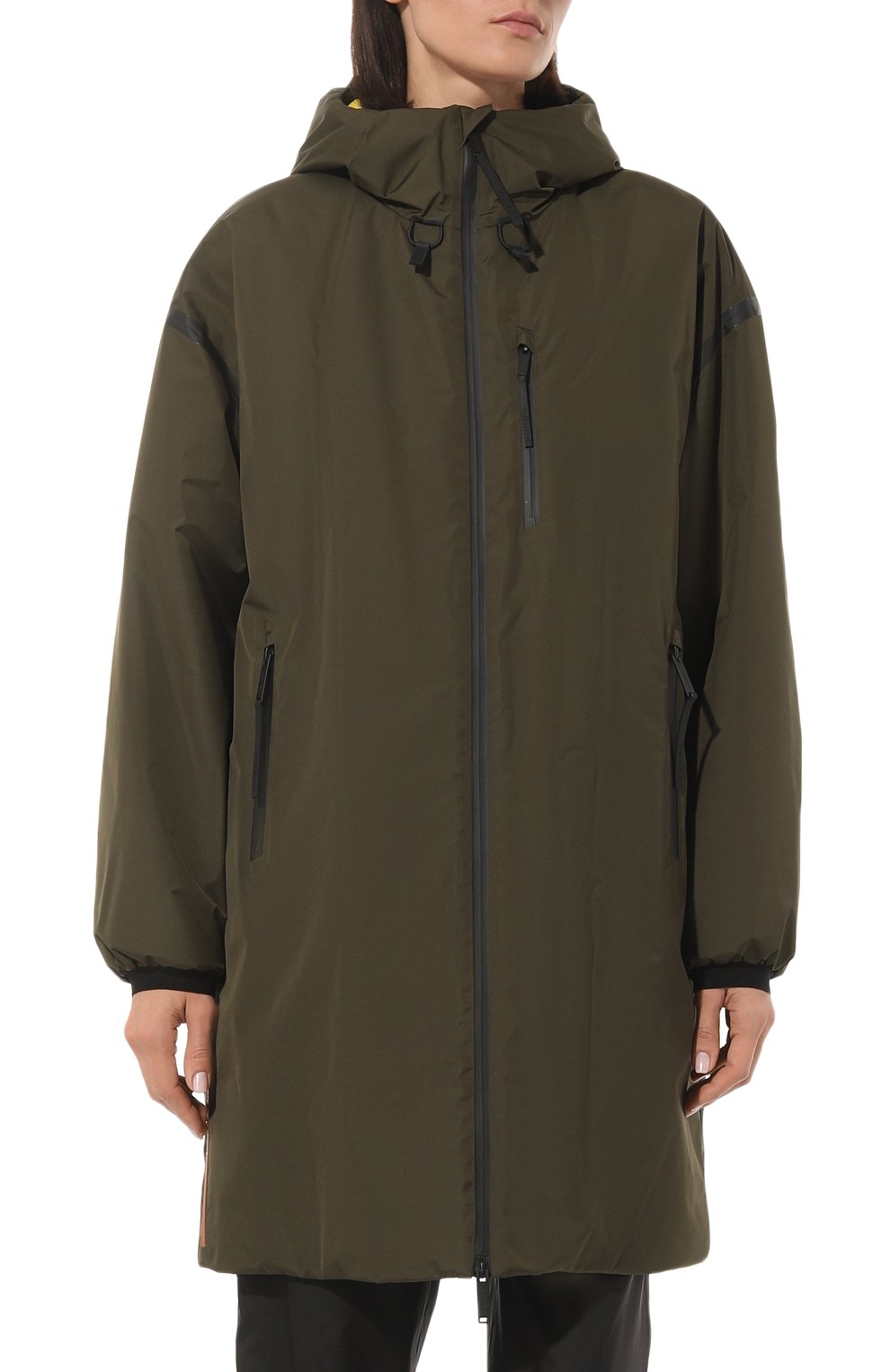 Плащ prada linea rossa PRADA хаки цвета по цене 310000 руб., арт. 29X984-1XYV-F0O4J-212, фото 3 Плащ prada linea rossa PRADA, арт. 29X984-1XYV-F0O4J-212, фото 3