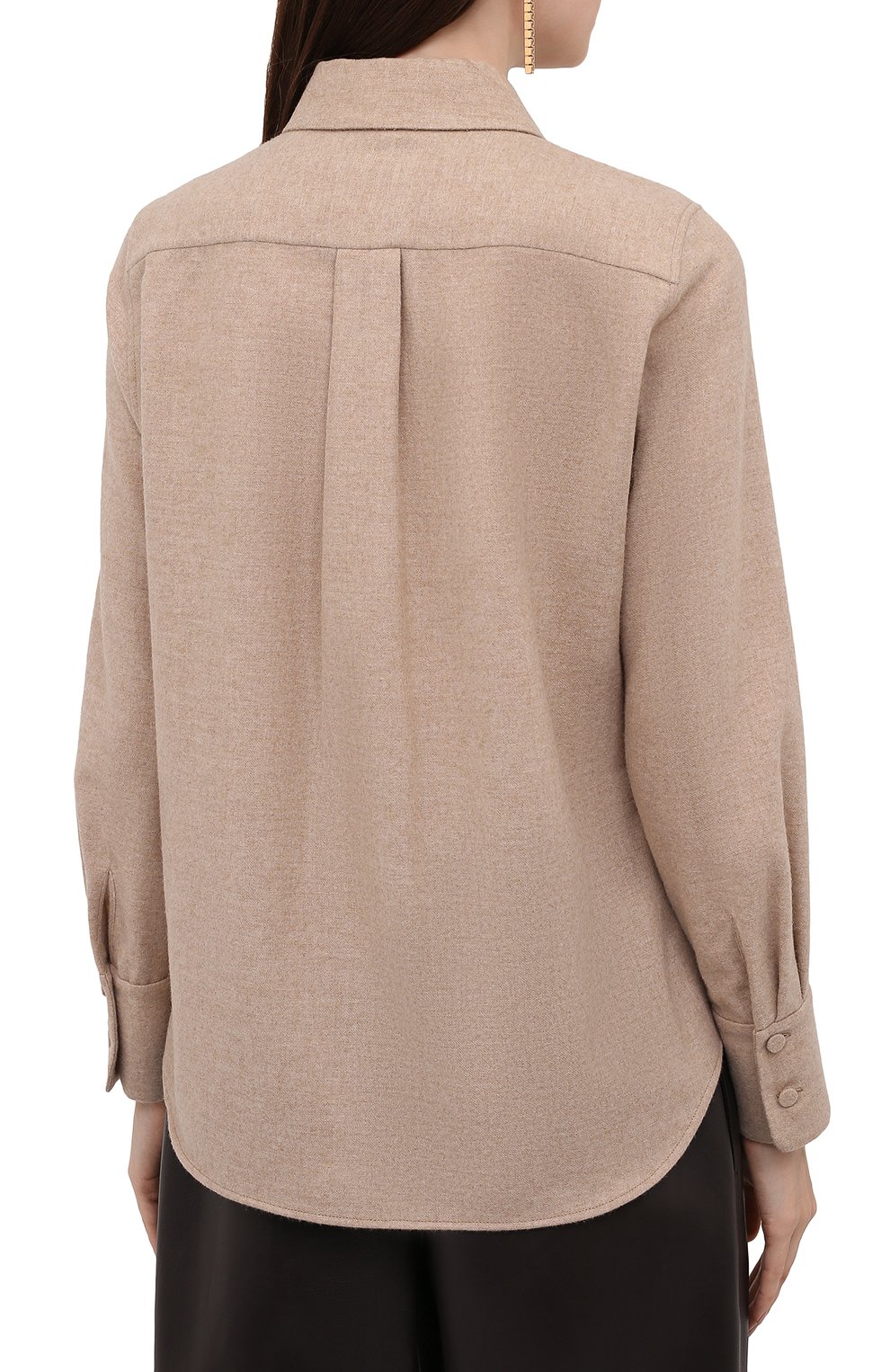 Рубашка из шерсти и кашемира CHLOÉ, арт. CHC21WHT16064, фото 4
