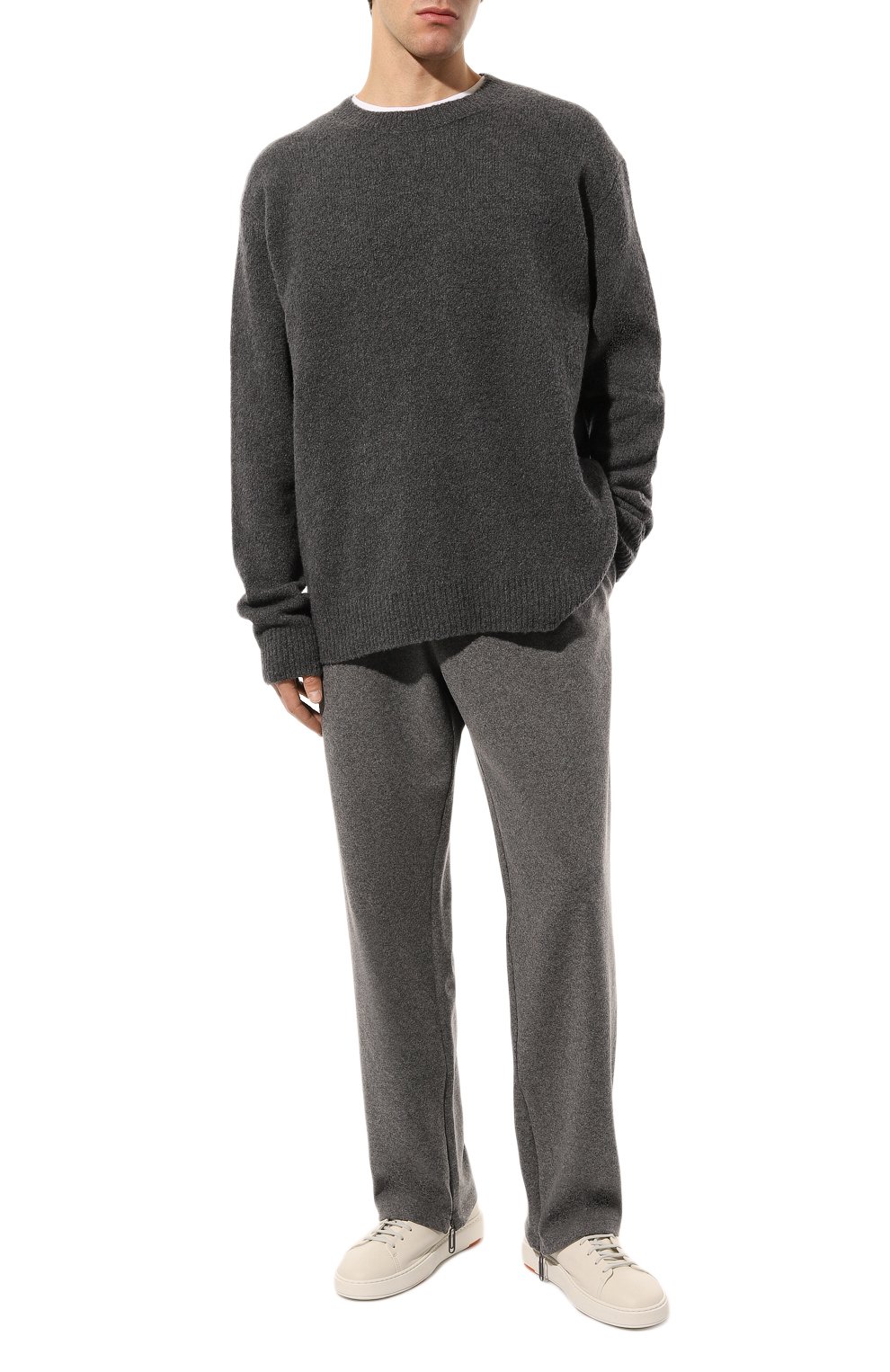 Кожаные кеды cleanic SANTONI, арт. MBCD21640BARTSB9I25, фото 2