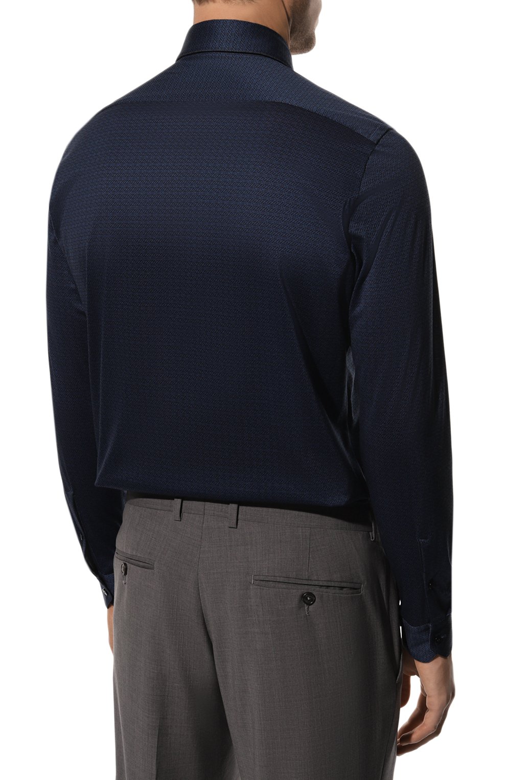 Хлопковая сорочка ZILLI, арт. MFY-84030-G14832/0004, фото 5