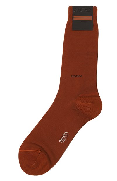 Мужские хлопковые носки ZEGNA, арт. N5V406520