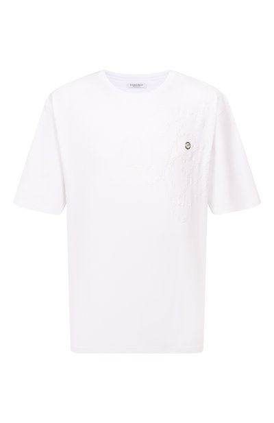 Мужская хлопковая футболка STEFANO RICCI, арт. MNH6105080/LUXT