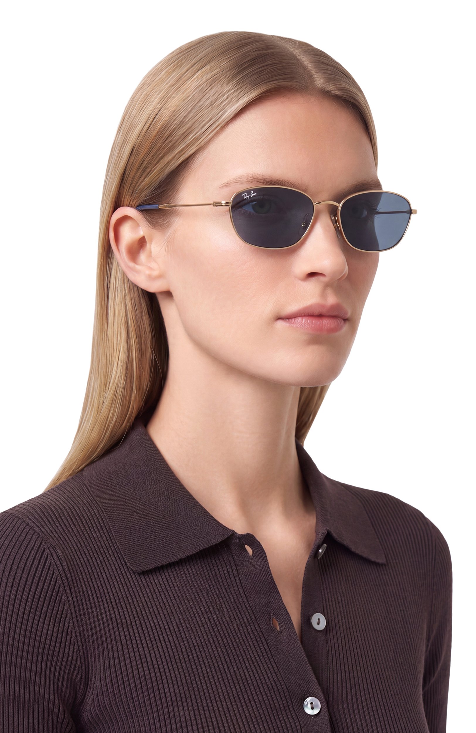 Солнцезащитные очки RAY-BAN синего цвета по цене 22000 руб., арт. 3749-9278R5, фото 2 Солнцезащитные очки RAY-BAN, арт. 3749-9278R5, фото 2