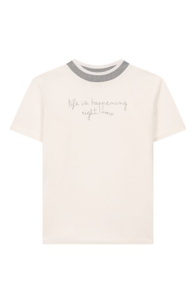 Хлопковая футболка ELEVENTY, арт. EX8P31/Z3119/10-16