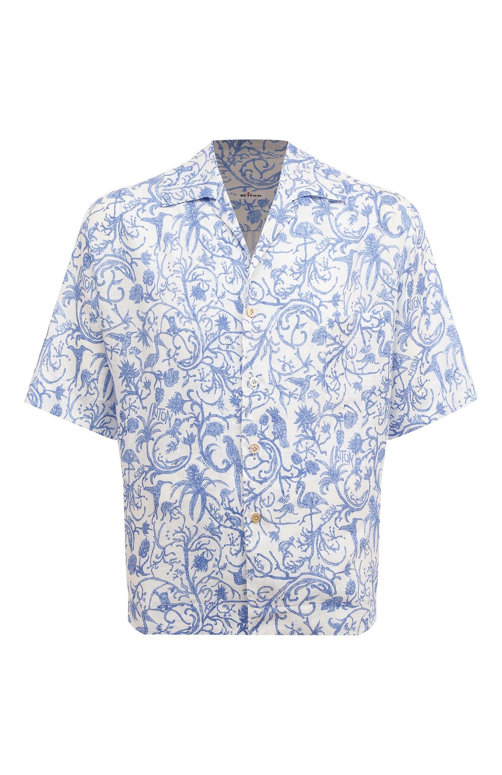 Льняная рубашка KITON, арт. UMC028H08902, фото 1