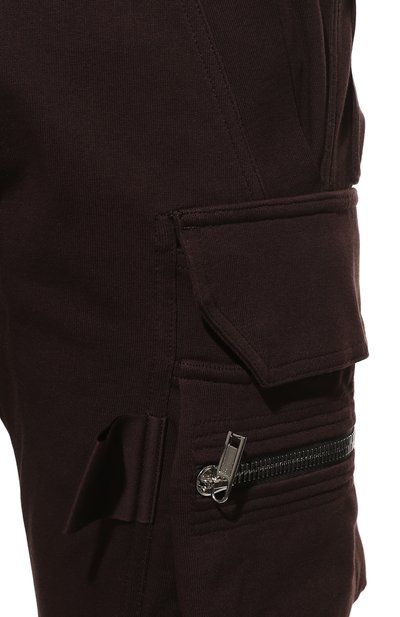 Хлопковые  джоггеры RICK OWENS, арт. RU01B1396/BA, фото 5