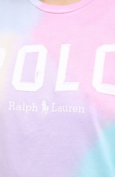 Хлопковая футболка POLO RALPH LAUREN, арт. 211800351, фото 5