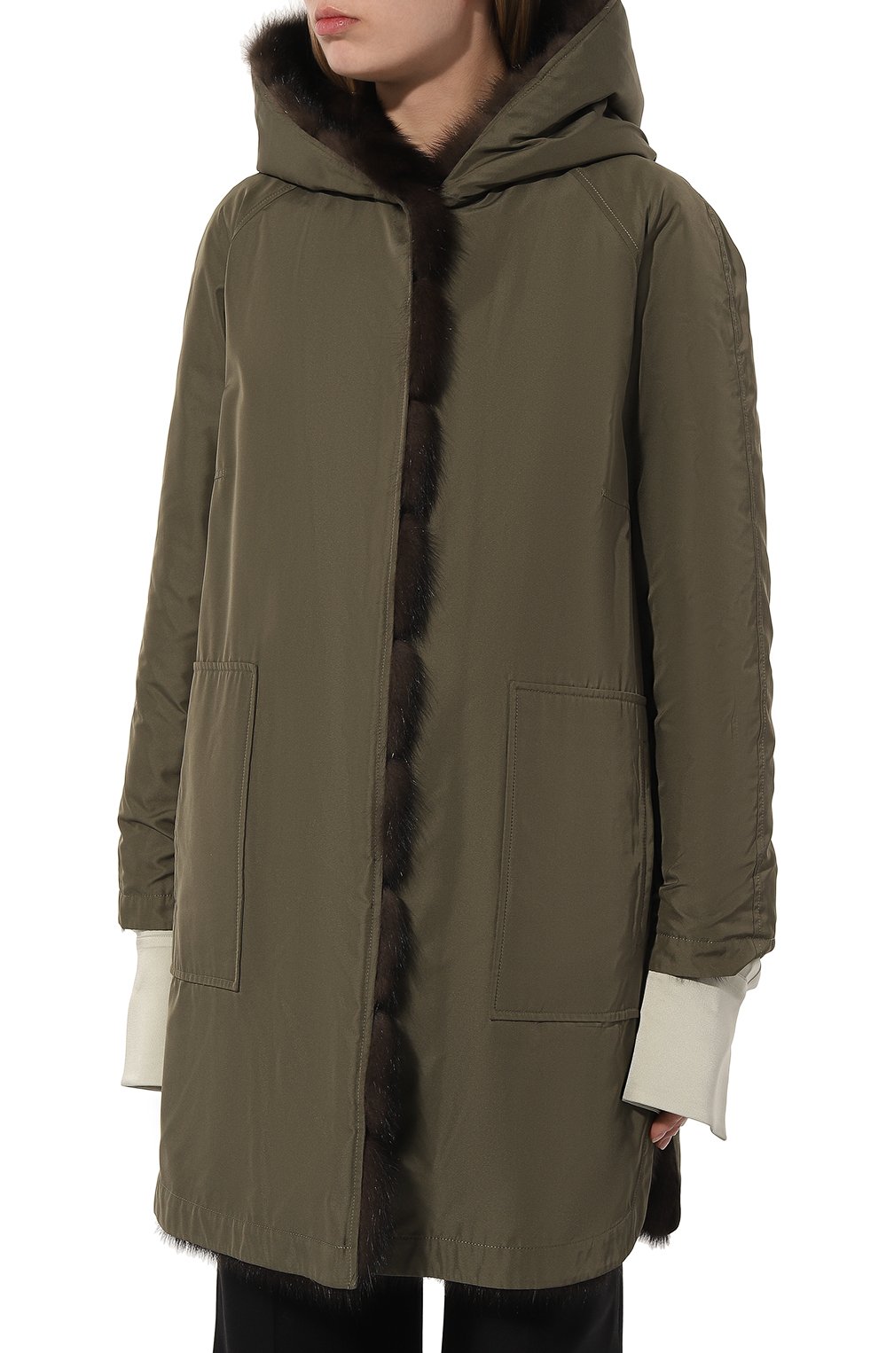 Двусторонняя шуба YVES SALOMON, арт. 20WYM05490ZIRV, фото 6