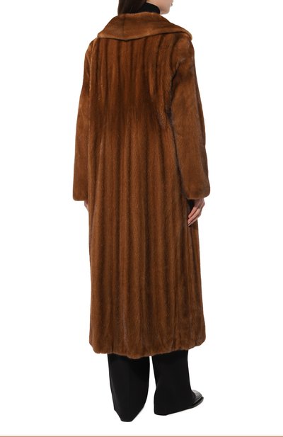 Шуба из меха норки GIULIA GURMAN коричневого цвета по цене 1245000 руб., арт. CJ10240125G4, фото 4 Шуба из меха норки GIULIA GURMAN, арт. CJ10240125G4, фото 4