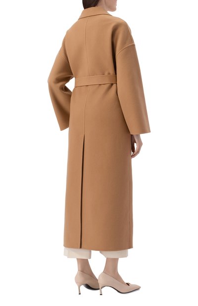 Кашемировое пальто LORO PIANA бежевого цвета по цене 889500 руб., арт. FAM4140, фото 4 Кашемировое пальто LORO PIANA, арт. FAM4140, фото 4