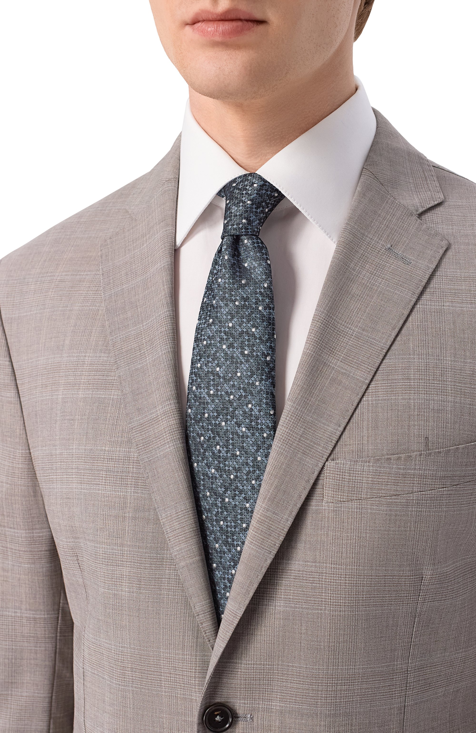 Шелковый галстук ZILLI темно-синего цвета по цене 38600 руб., арт. CRAV02M0600VGTCH0, фото 2 Шелковый галстук ZILLI, арт. CRAV02M0600VGTCH0, фото 2