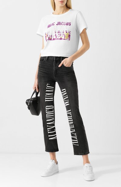 Джинсы ALEXANDER WANG серого цвета по цене 24350 руб., арт. 4D994314AA, фото 2 Джинсы ALEXANDER WANG, арт. 4D994314AA, фото 2