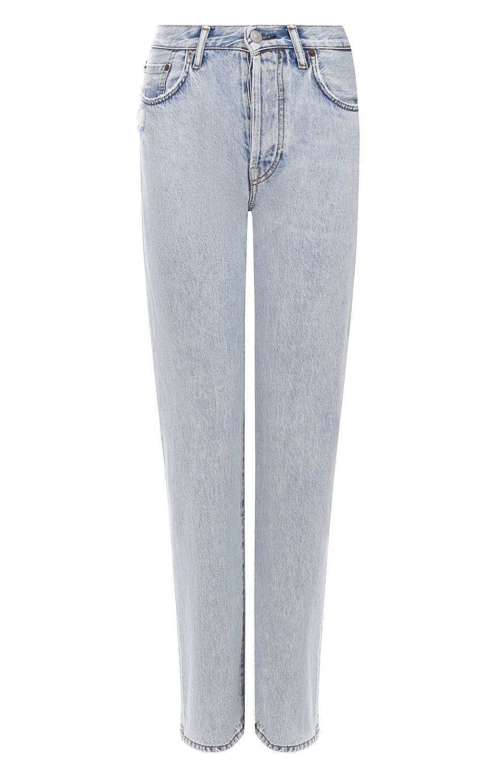 Джинсы ACNE STUDIOS голубого цвета по цене 23100 руб., арт. A00052, фото 1 Джинсы ACNE STUDIOS, арт. A00052, фото 1