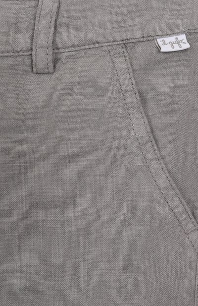 Льняные шорты IL GUFO, арт. P25PB069L6009/5A-8A, фото 3