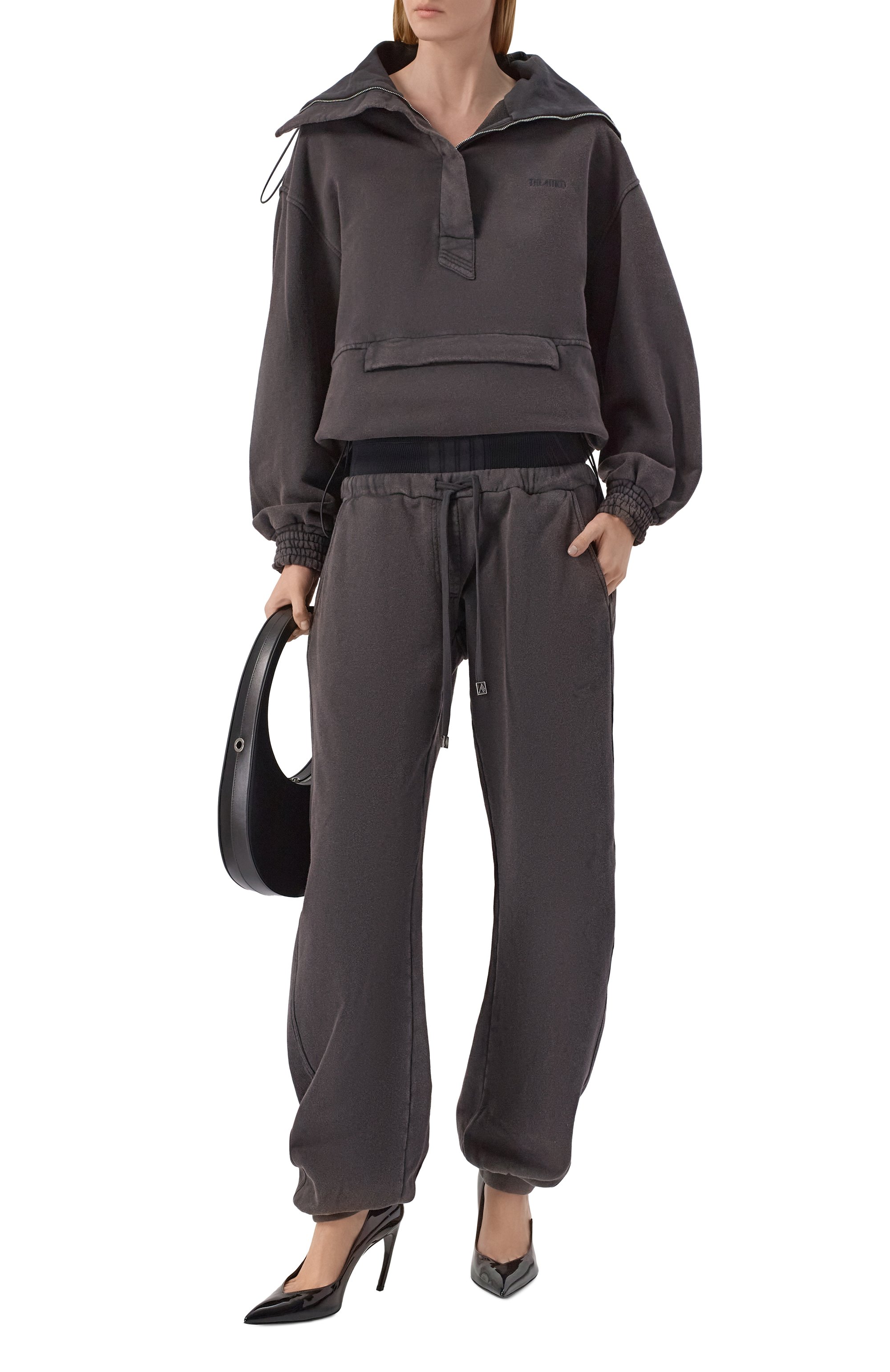 Хлопковые джоггеры THE ATTICO, арт. 260WCP00290/JJF003AA, фото 2