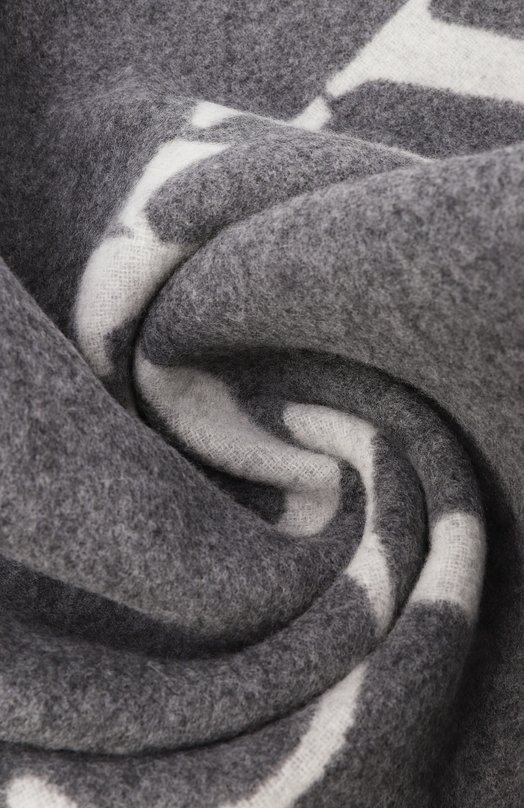 Шерстяной шарф Sporty and Rich AC05262300GY16 Серый  AC05262300GY16 Фото 3